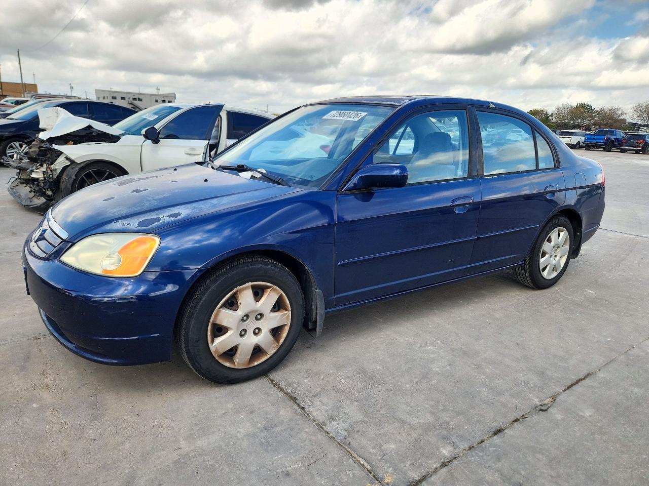 2001 HONDA CIVIC EX | 2HGES26761H602626 | UPCARS