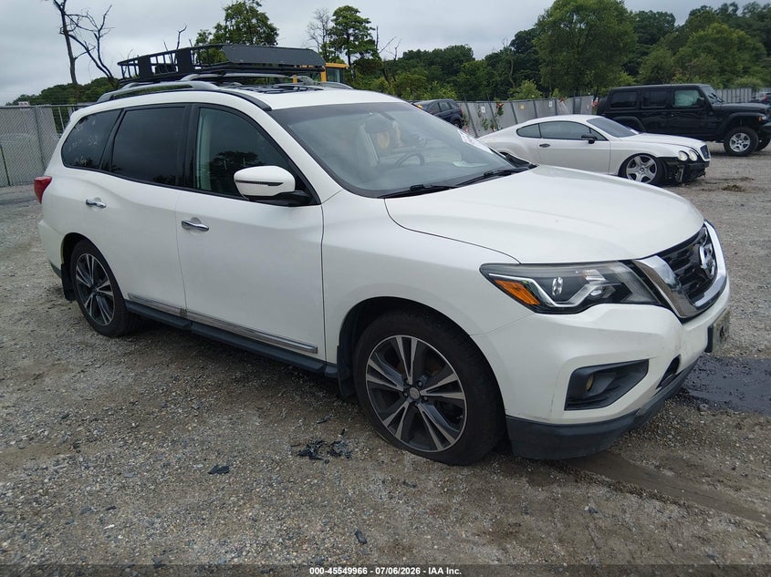 2017 NISSAN PATHFINDER PLATINUM | 5N1DR2MM6HC640722 | UPCARS