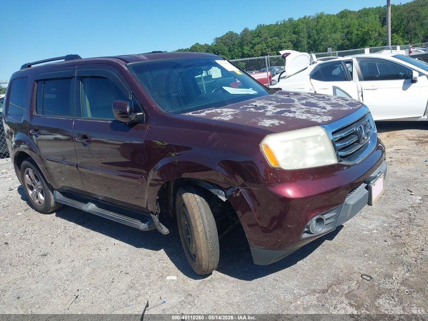 2013 HONDA PILOT EX-L | 5FNYF3H54DB013229 | UPCARS