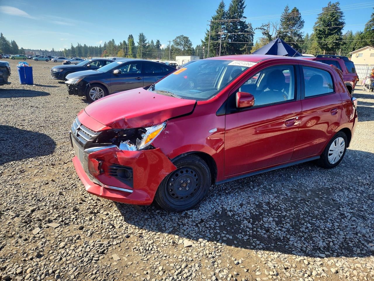 2021 MITSUBISHI MIRAG ES | ML32AUHJ3MH003169 | UPCARS