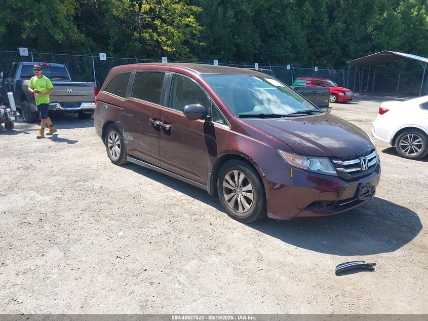 2015 HONDA ODYSSEY EX-L | 5FNRL5H65FB072410 | UPCARS