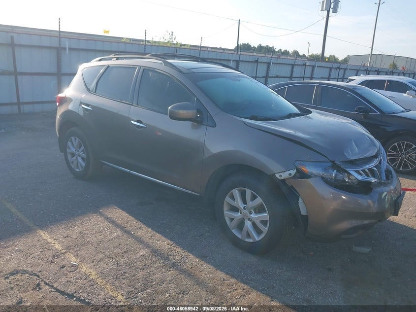2012 NISSAN MURANO SL | JN8AZ1MU4CW104512 | UPCARS