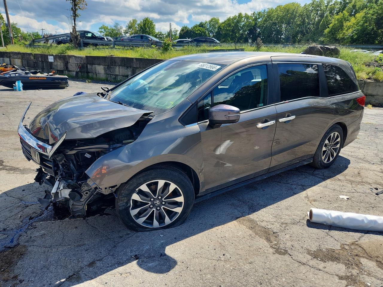 2021 HONDA ODYSSEY EXL | 5FNRL6H78MB038442 | UPCARS
