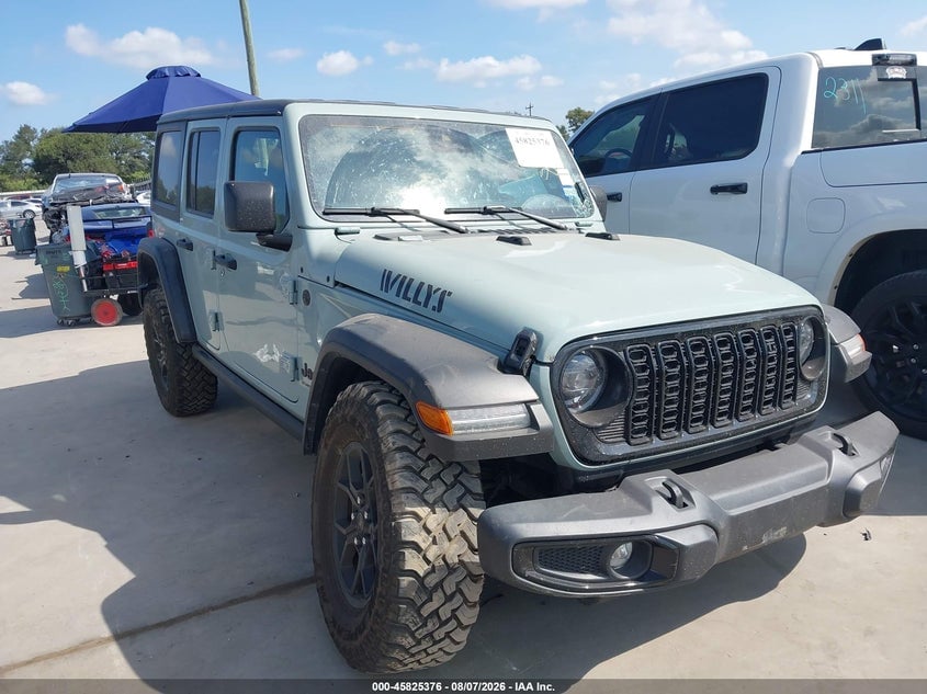 2024 JEEP WRANGLER 4-DOOR WILLYS 4X4 | 1C4PJXDNXRW107528 | UPCARS