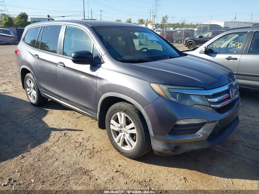 2016 HONDA PILOT LX | 5FNYF6H10GB027955 | UPCARS