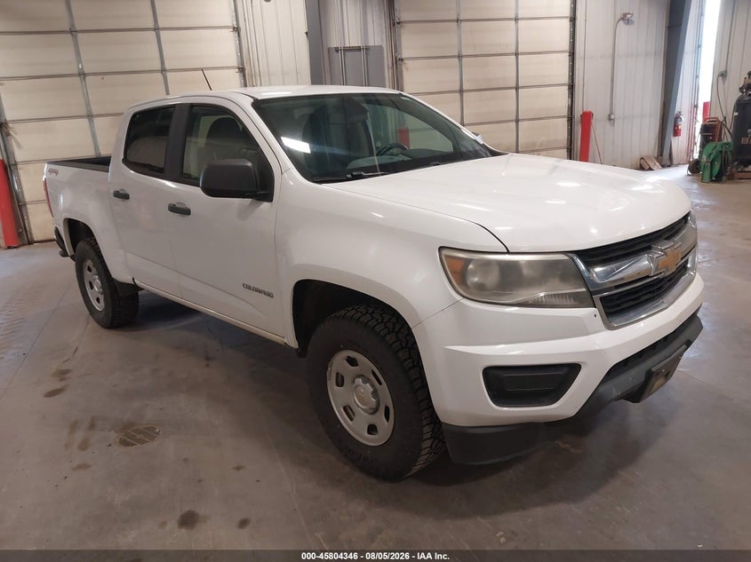 2016 CHEVROLET COLORADO 4WD WT | 1GCGTBE32G1233953 | UPCARS