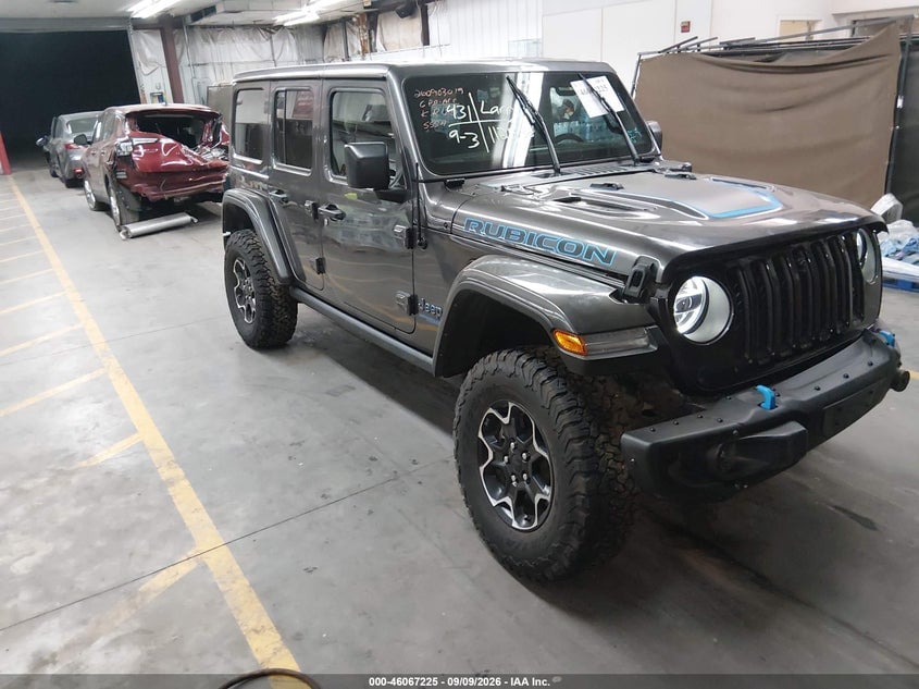 2021 JEEP WRANGLER 4XE UNLIMITED RUBICON 4X4 | 1C4JJXR61MW675554 | UPCARS