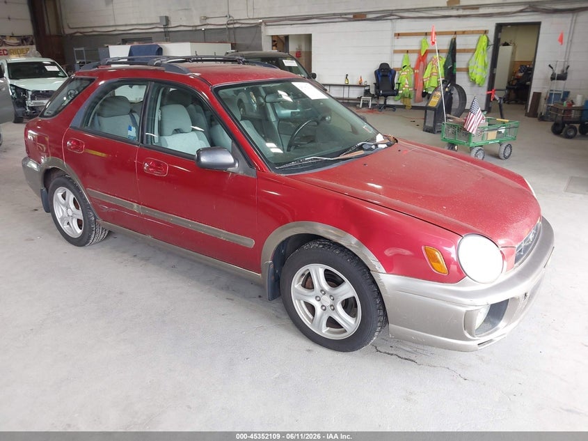 2002 SUBARU IMPREZA OUTBACK SPORT | JF1GG68562H804892 | UPCARS