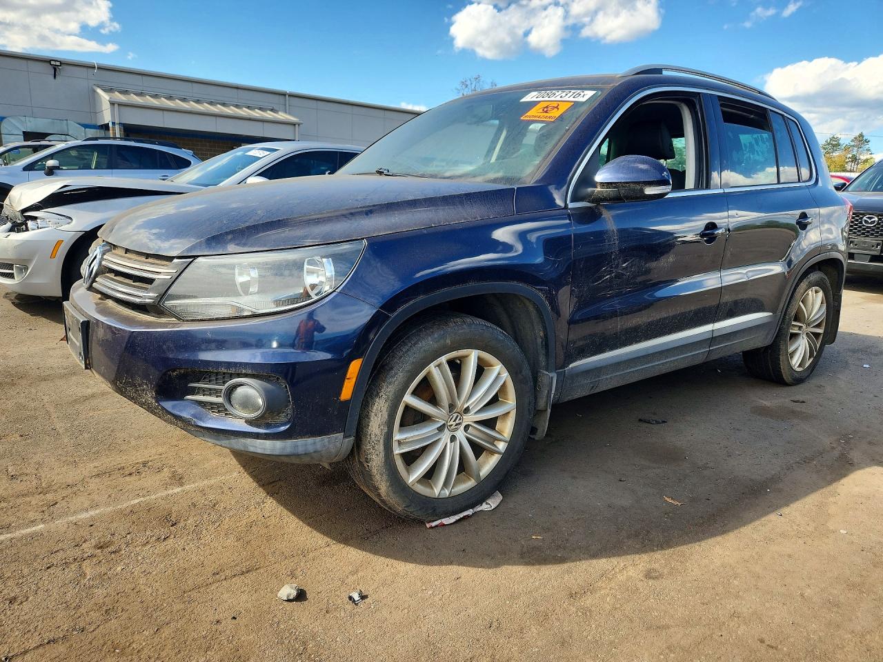 2013 VOLKSWAGEN TIGUAN S | WVGBV3AXXDW599043 | UPCARS