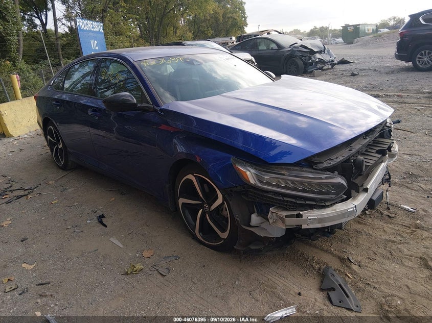 2021 HONDA ACCORD SPORT | 1HGCV1F31MA049733 | UPCARS