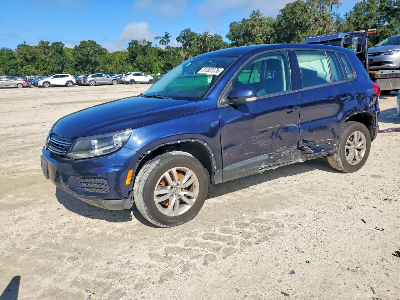 2013 VOLKSWAGEN TIGUAN S | WVGAV3AX1DW621426 | UPCARS