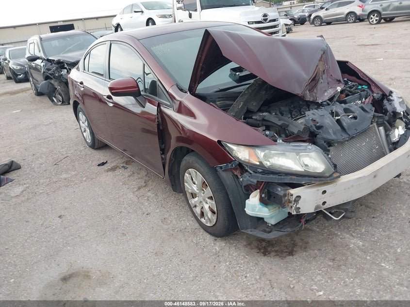 2014 HONDA CIVIC LX | 19XFB2F58EE031837 | UPCARS