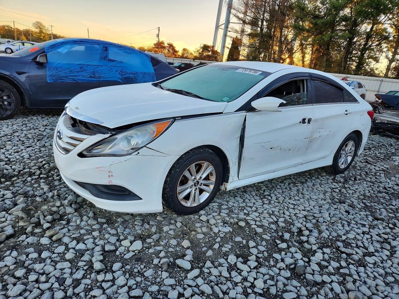 2014 HYUNDAI SONATA GLS | 5NPEB4AC9EH938962 | UPCARS
