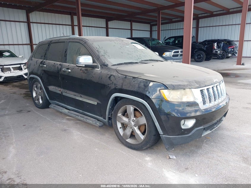 2012 JEEP GRAND CHEROKEE OVERLAND | 1C4RJFCT6CC166619 | UPCARS