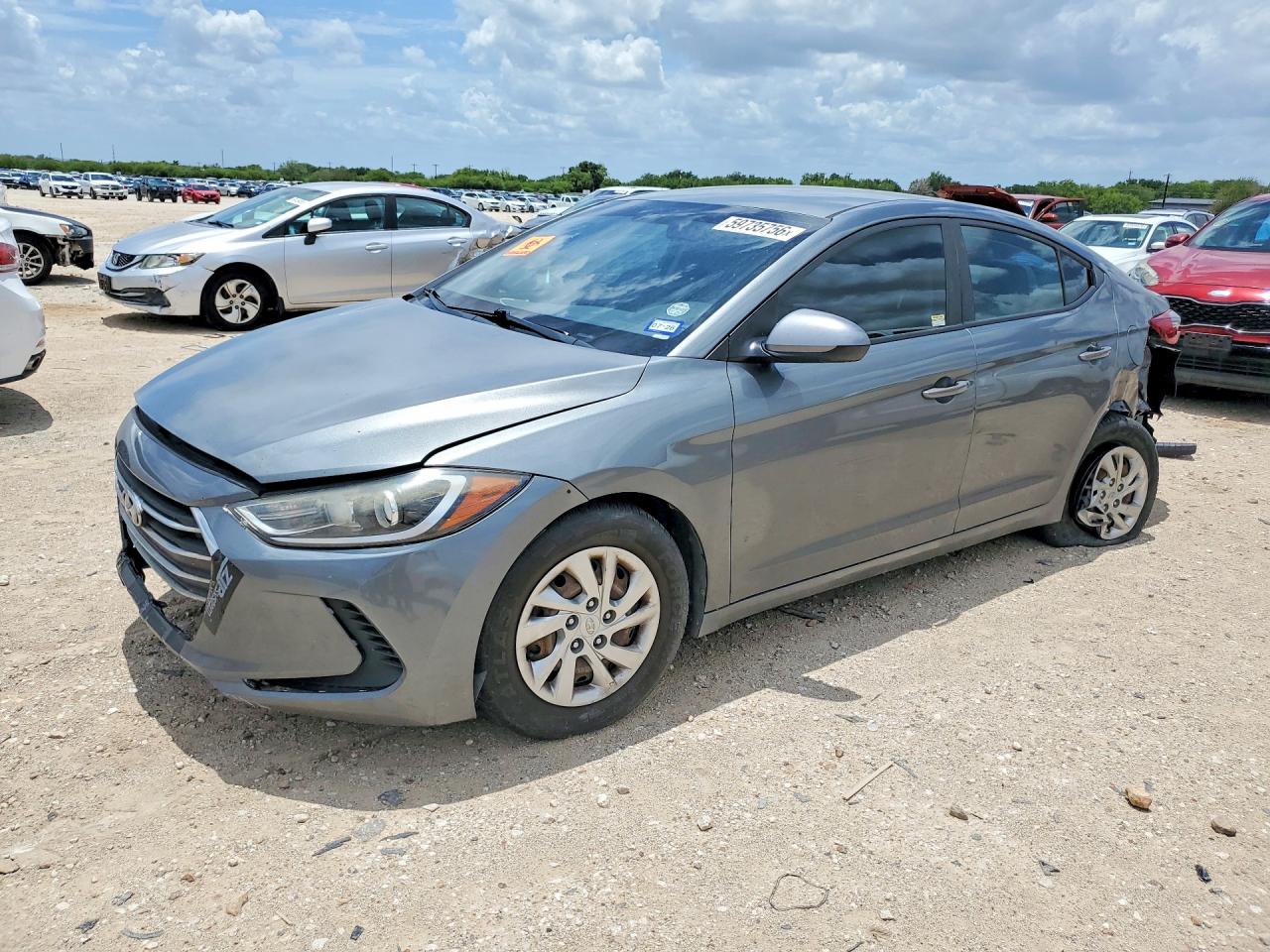 2017 HYUNDAI ELANTRA SE | KMHD74LF6HU371572 | UPCARS