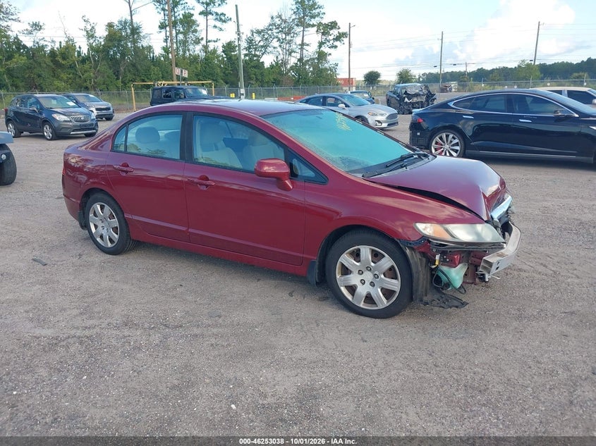 2011 HONDA CIVIC LX | 19XFA1F55BE000702 | UPCARS