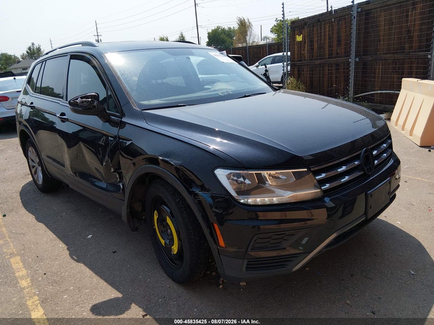 2019 VOLKSWAGEN TIGUAN 2.0T S | 3VV0B7AX4KM080273 | UPCARS