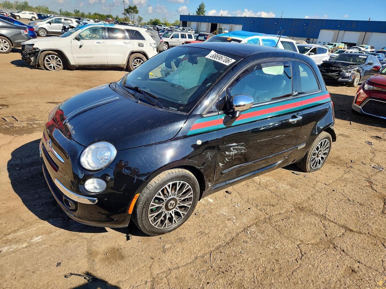 2012 FIAT 500 LOUNGE | 3C3CFFCR1CT287420 | UPCARS