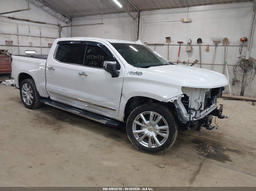 2022 CHEVROLET SILVERADO 1500 4WD  SHORT BED HIGH COUNTRY | 1GCUDJED8NZ559029 | UPCARS