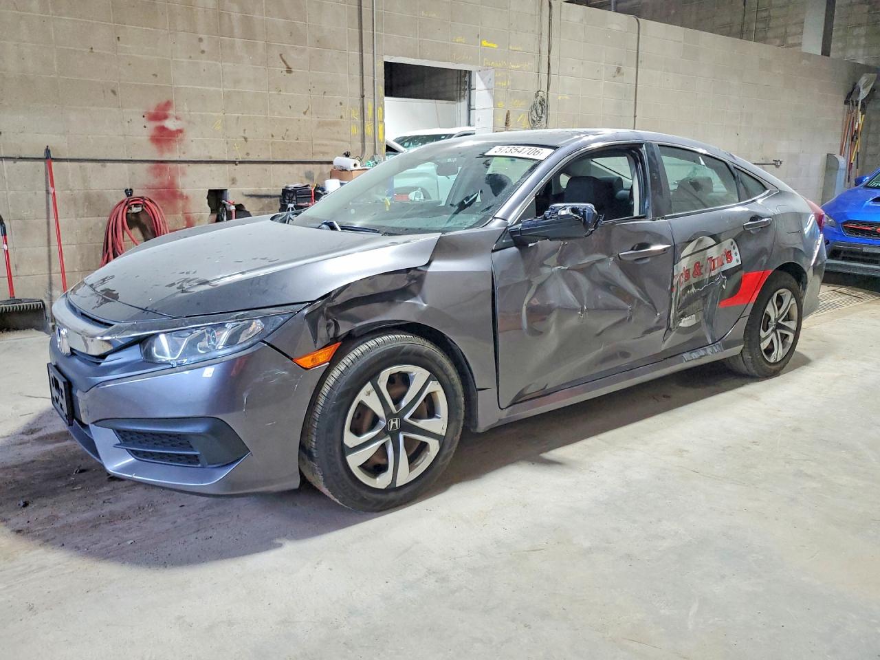 2017 HONDA CIVIC LX | 19XFC2F54HE082298 | UPCARS