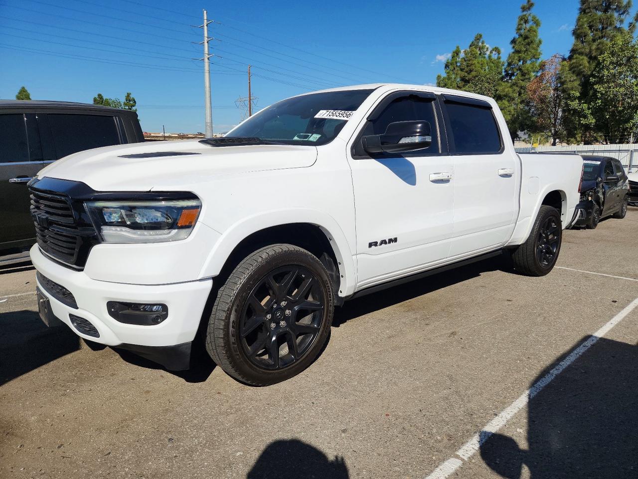 2021 RAM 1500 LARAMIE | 1C6SRFJT4MN505050 | UPCARS