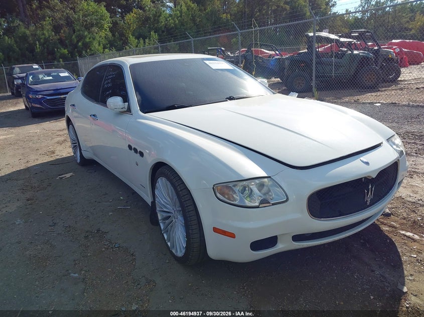 2008 MASERATI QUATTROPORTE BASE AUTOMATIC/EXECUTIVE GT AUTOMATIC/SPORT GT S AUTOMATIC | ZAMFE39A680036923 | UPCARS
