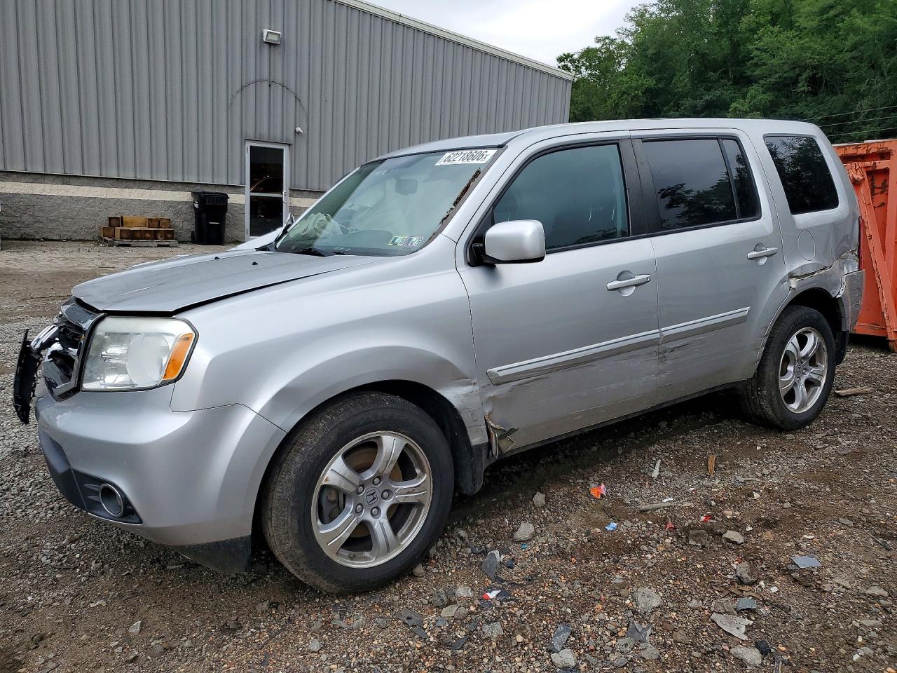 2013 HONDA PILOT EXL | 5FNYF4H59DB027102 | UPCARS
