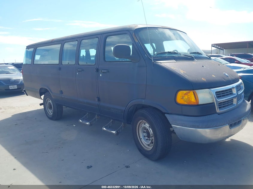 2001 DODGE RAM WAGON 3500 | 2B5WB35Z31K540190 | UPCARS