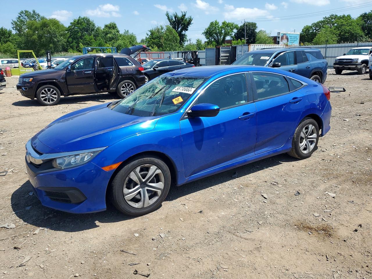 2018 HONDA CIVIC LX | 19XFC2F58JE037421 | UPCARS