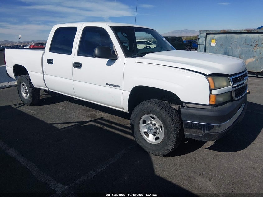 2006 CHEVROLET SILVERADO 2500HD WORK TRUCK | 1GCHC23U66F204912 | UPCARS