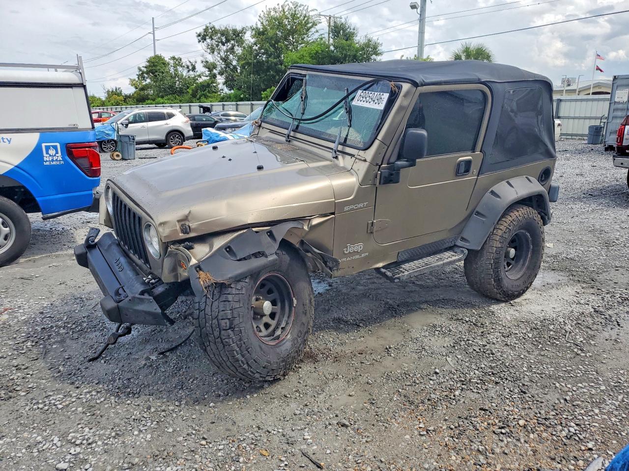 2003 JEEP WRANGLER SPORT | 1J4FA49S33P314413 | UPCARS