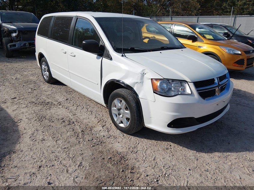 2012 DODGE GRAND CARAVAN SE/AVP | 2C4RDGBG7CR325141 | UPCARS