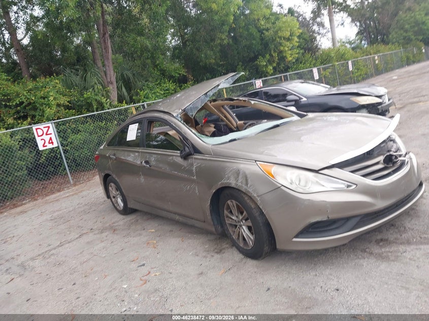 2014 HYUNDAI SONATA GLS | 5NPEB4AC9EH944275 | UPCARS