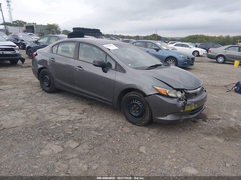 2012 HONDA CIVIC LX | 19XFB2F51CE314514 | UPCARS
