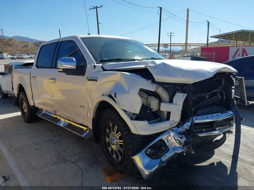 2016 FORD F-150 LARIAT | 1FTEW1EG4GKD17956 | UPCARS