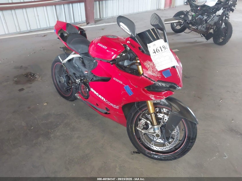2012 DUCATI SUPERBIKE 1199 PANIGALE/S | ZDM14BPW9CB004785 | UPCARS
