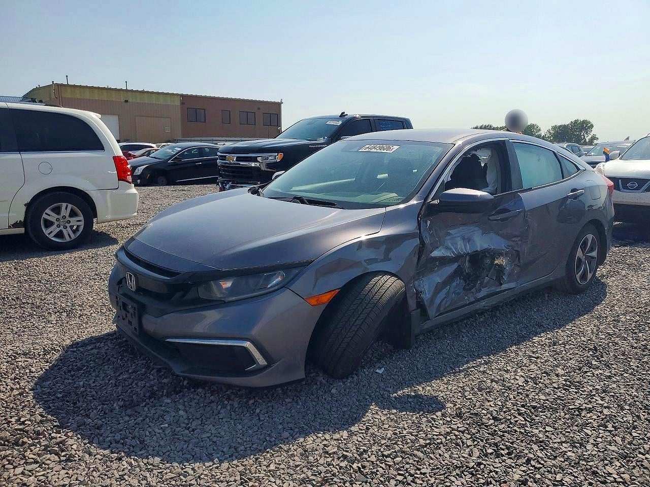2019 HONDA CIVIC LX | 19XFC2F62KE016915 | UPCARS