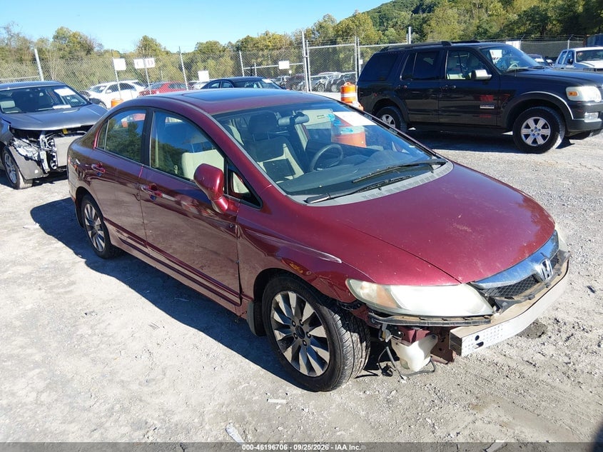 2009 HONDA CIVIC SDN EX | 19XFA16829E008048 | UPCARS