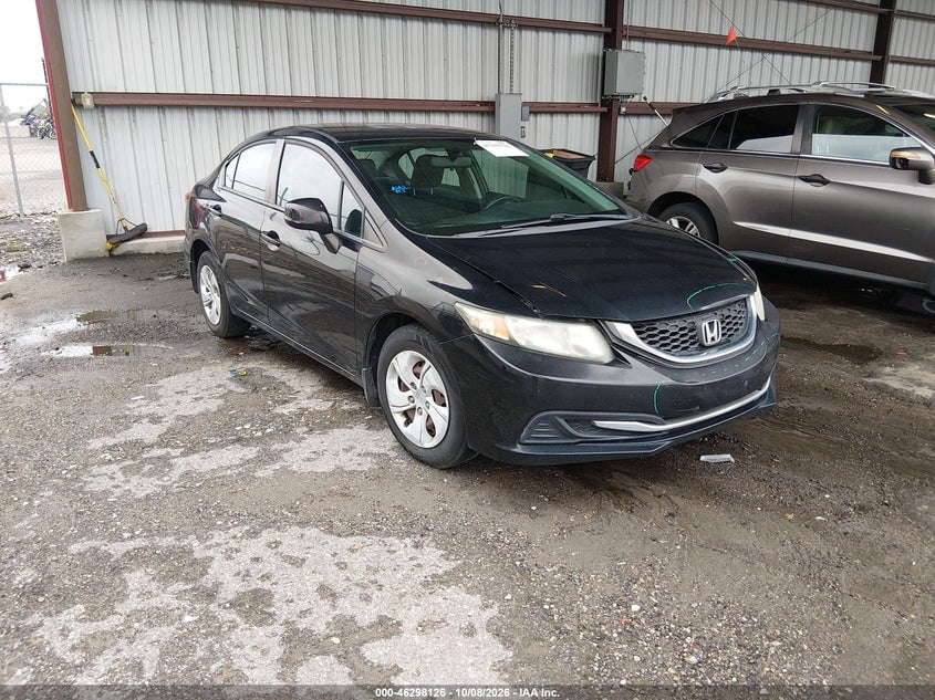 2013 HONDA CIVIC LX | 19XFB2E51DE013972 | UPCARS