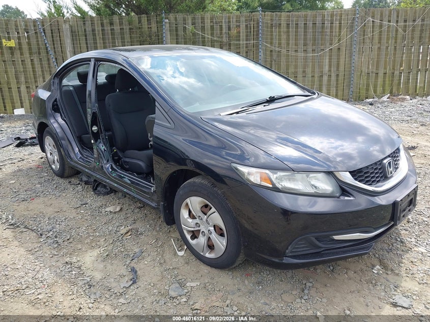 2014 HONDA CIVIC LX | 19XFB2F50EE053119 | UPCARS