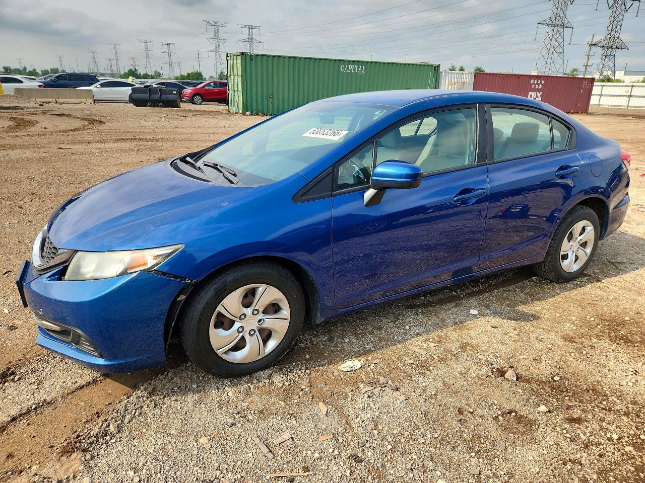 2014 HONDA CIVIC LX | 19XFB2F54EE031270 | UPCARS