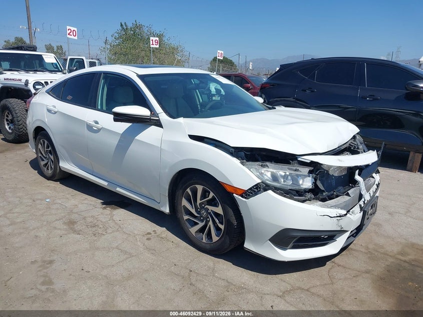 2017 HONDA CIVIC EX | 2HGFC2F70HH512285 | UPCARS