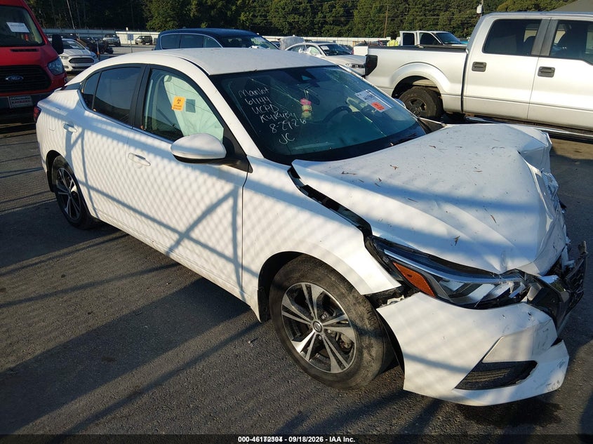 2022 NISSAN SENTRA SV XTRONIC CVT | 3N1AB8CV4NY252516 | UPCARS