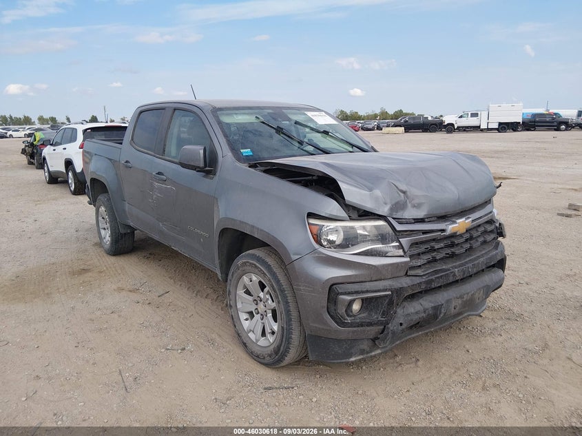 2022 CHEVROLET COLORADO 2WD  SHORT BOX LT | 1GCGSCEN2N1173955 | UPCARS
