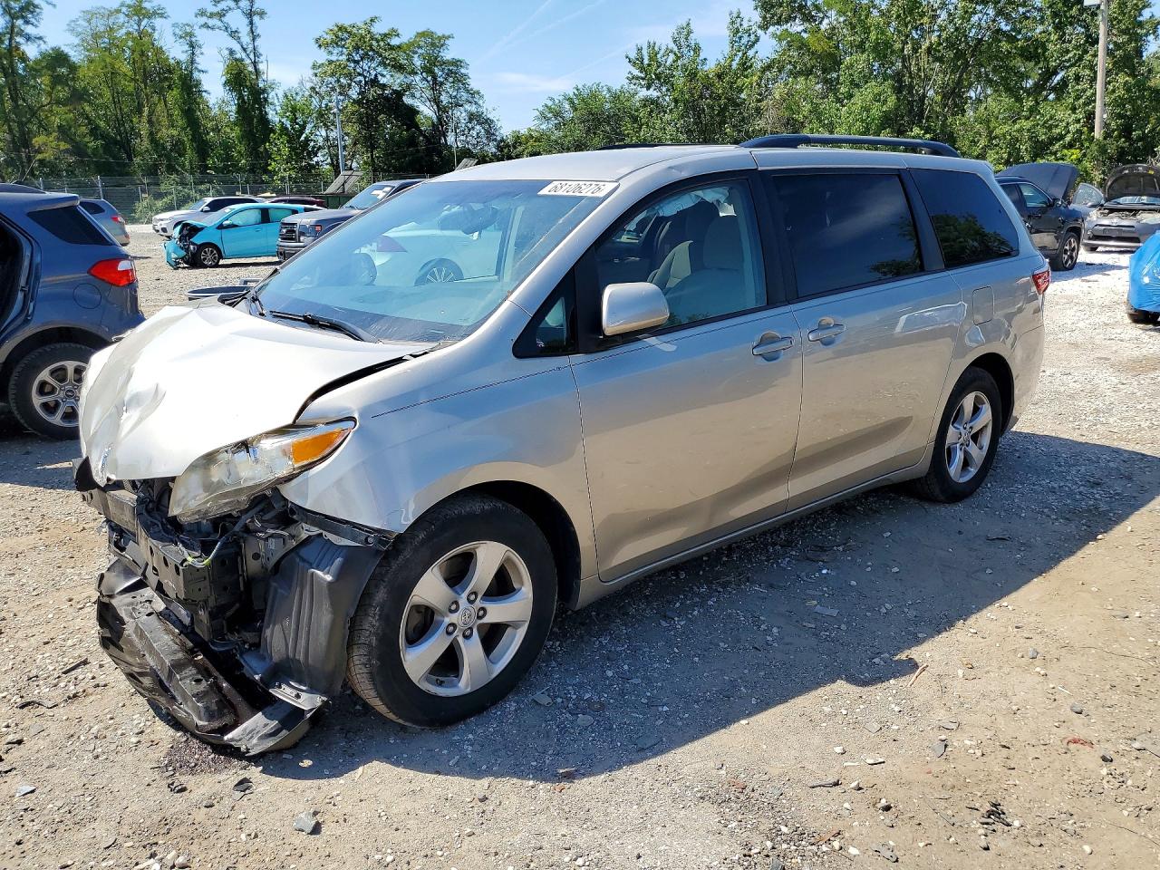 2017 TOYOTA SIENNA LE | 5TDKZ3DC5HS867973 | UPCARS