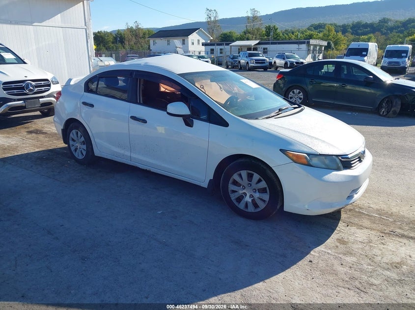 2012 HONDA CIVIC LX | 2HGFB2F5XCH562038 | UPCARS