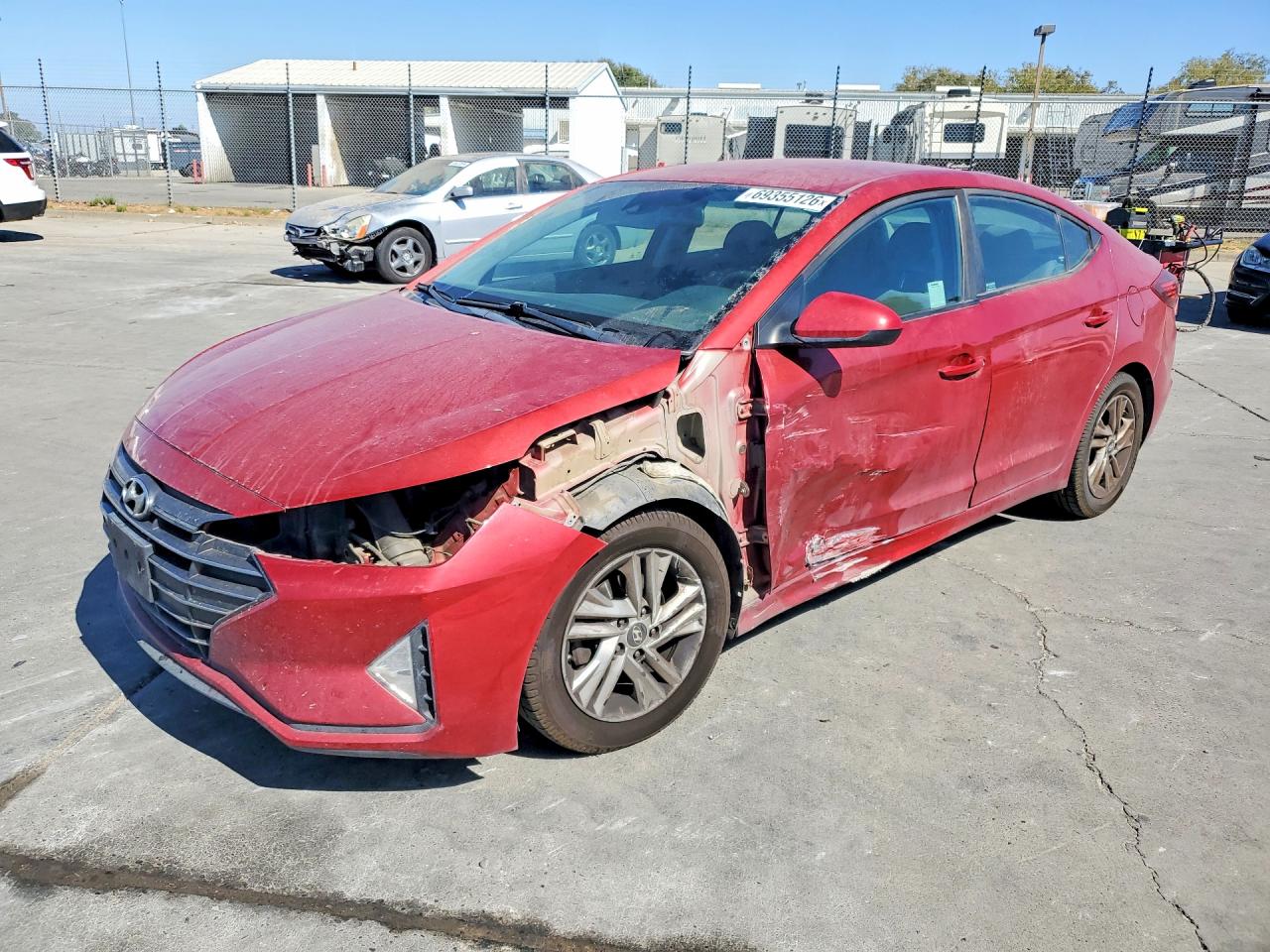 2019 HYUNDAI ELANTRA SEL | KMHD84LFXKU798600 | UPCARS