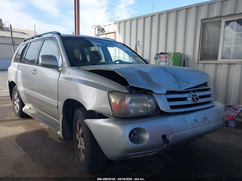 2005 TOYOTA HIGHLANDER V6 | JTEDP21A050044826 | UPCARS