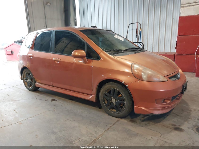 2007 HONDA FIT SPORT | JHMGD37627S062074 | UPCARS