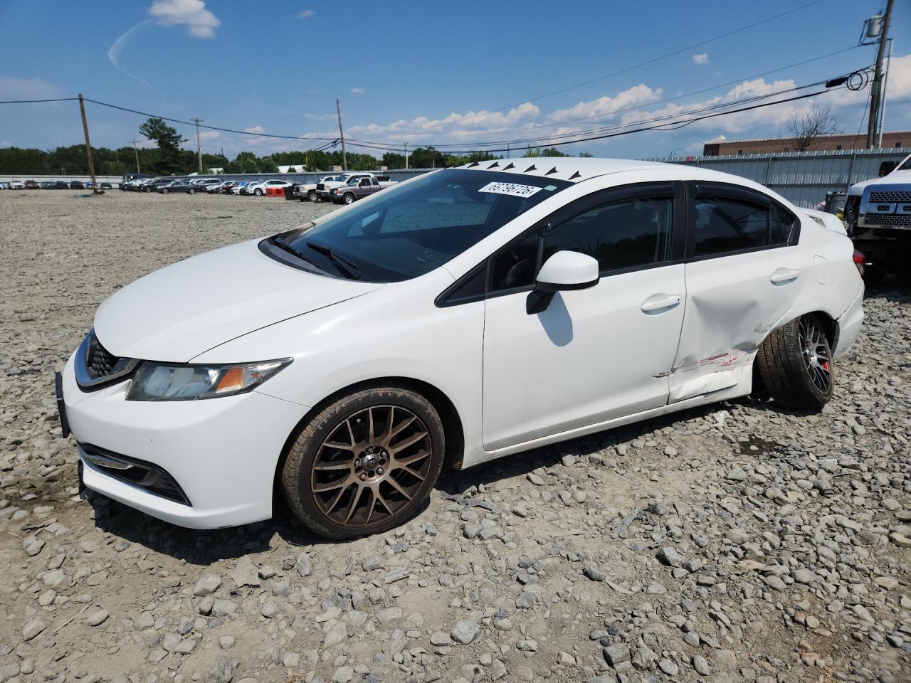 2013 HONDA CIVIC LX | 2HGFB2F51DH501517 | UPCARS